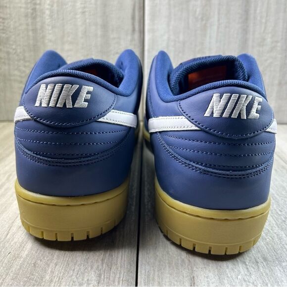 NEW Nike SB Dunk Low Pro Navy Guy Orange Label Skate Shoe fj1674-400 Men Size 19 - Picture 6 of 11